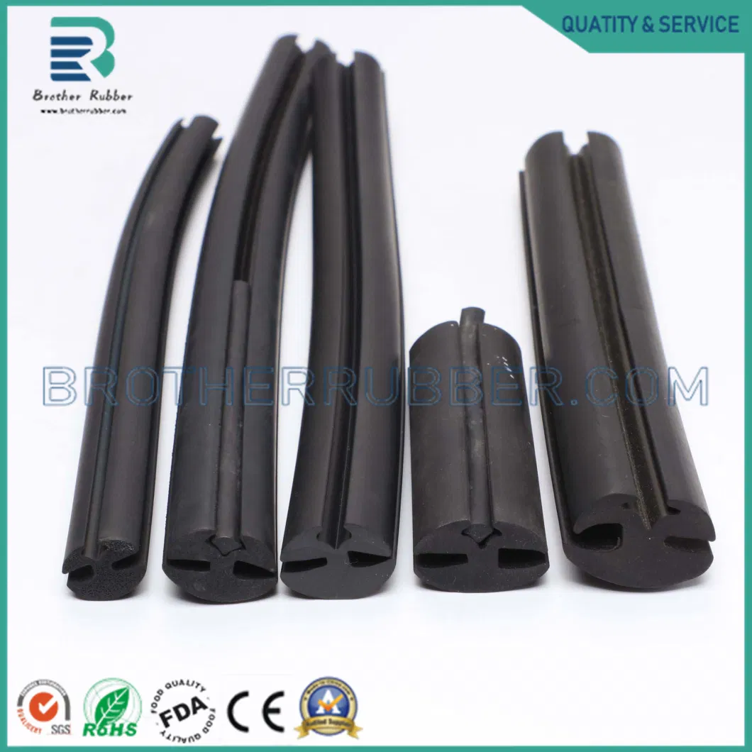 Customized Flexible PVC Rubber U Channel Edge Sealing Strip for Auto