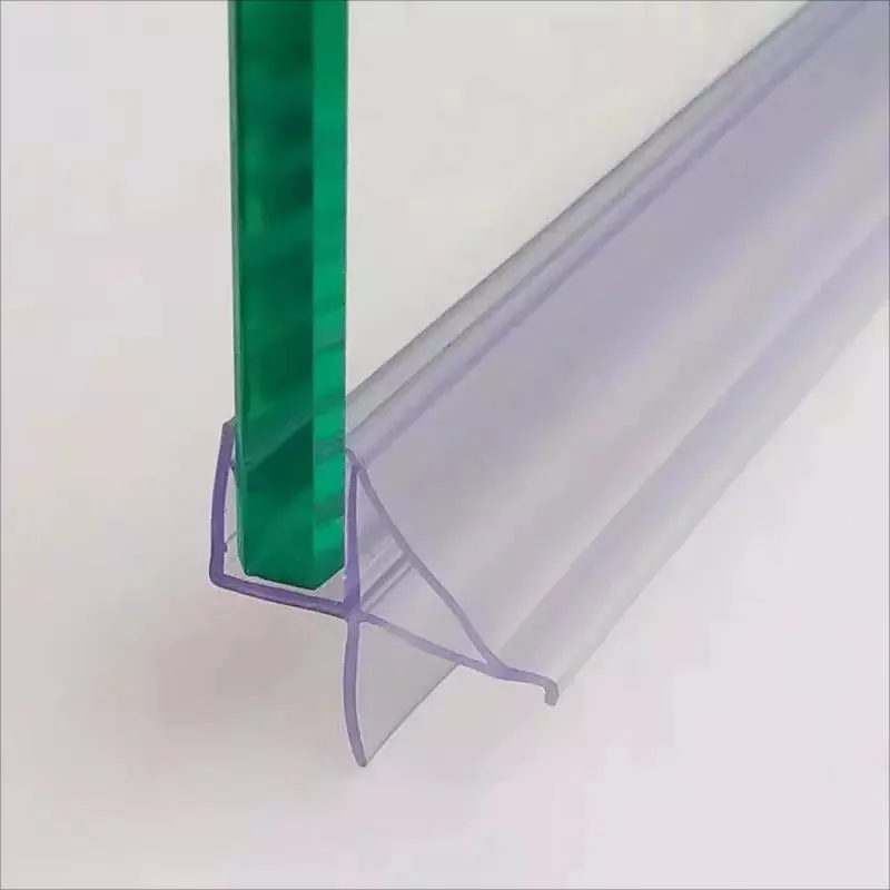 Chinese Factory 6-12mm Waterproof Sound Proof Bathroom Glass Door Magnetic PVC Waterproof Seal Strip