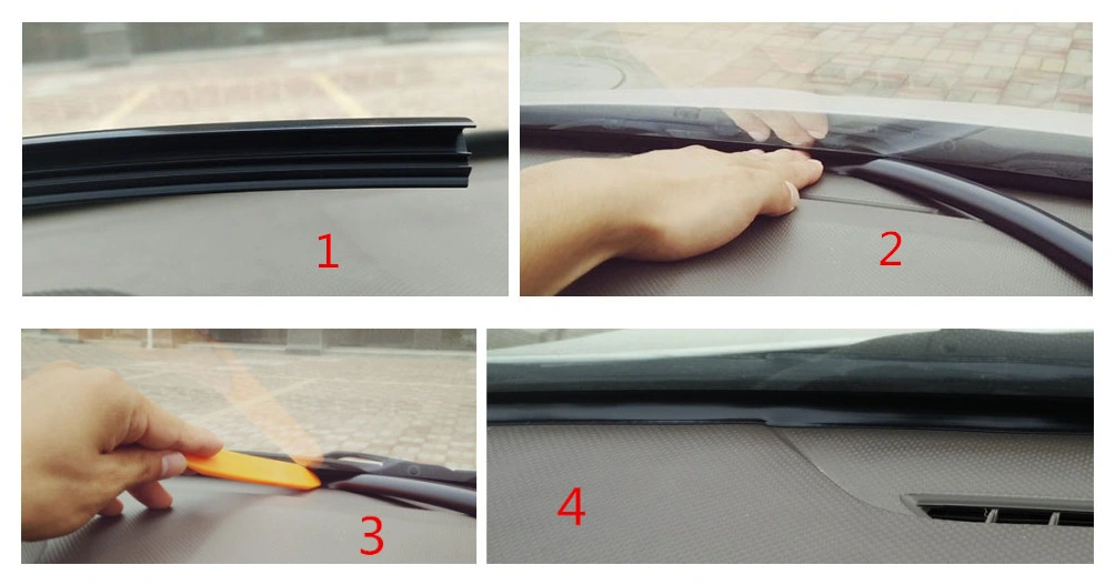 EPDM PVC Extrusion Profile Rubber Sealing Strip for Auto Window and Door